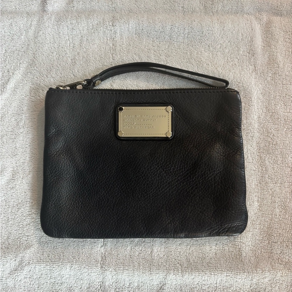 Marc Jacobs Black Wristlet Clutch